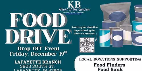 Lafayette Branch Food Drive Drop Off Event