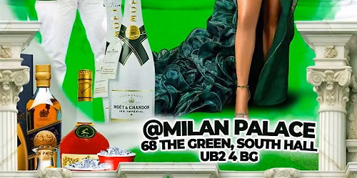 Different Shades Of Green and White