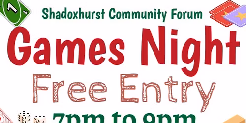 Games & Social Evening - 3rd Friday Monthly