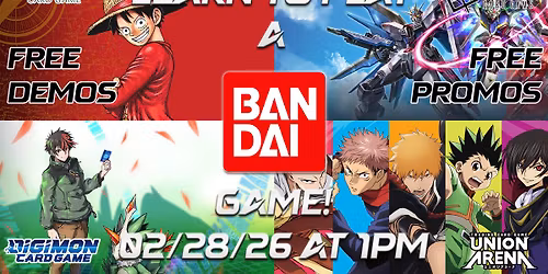 Bandai Learn to Play day!