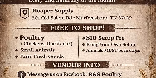 Murfreesboro Homestead and Poultry Swap