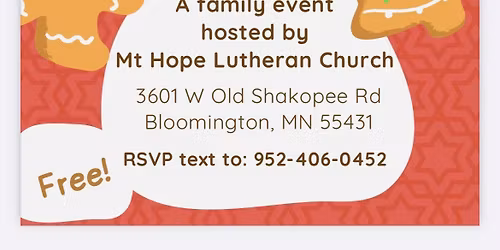 Family Gingerbread House Nativity making