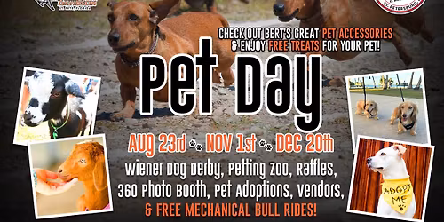 Pet Day at OCC Road House\/Barracuda HD \u2013 Wiener Dog Derby & More! \ud83d\udc3e