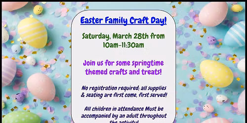 Easter Family Craft Day!