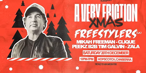 Friction Xmas Party ft The Freestylers (UK) 