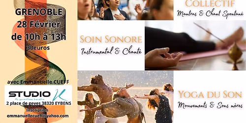 IMMERSION Yoga du Son * Soin Sonore * Mantras & Chant Spontan\u00e9 avec Emmanuelle CUEFF