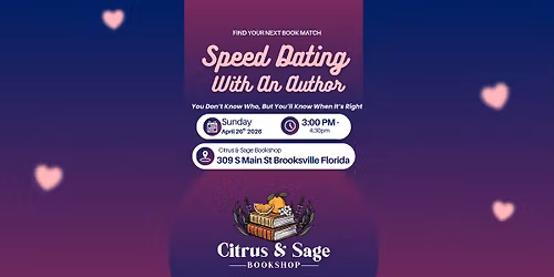 Speed Dating with an Author