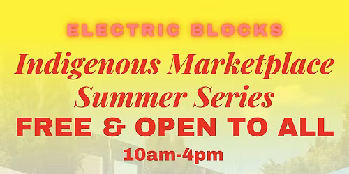July Indigenous Marketplace