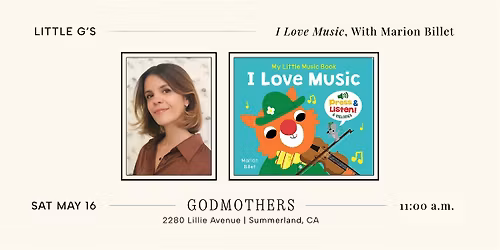 Little G's: \u201cI Love Music,\u201d With Marion Billet