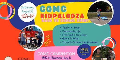 COMC KidPalooza Back to School Event