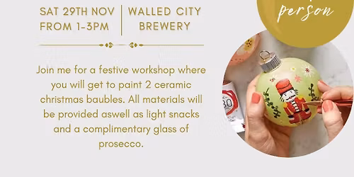 Bauble Paint and Sip