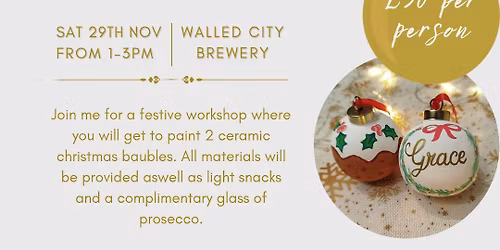 Bauble Paint and Sip