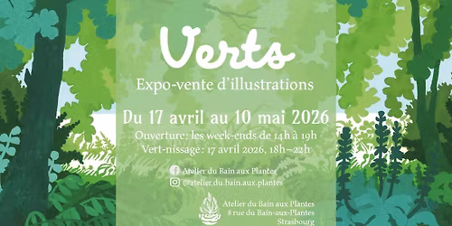 Expo-vente d\u2019illustrations: Verts