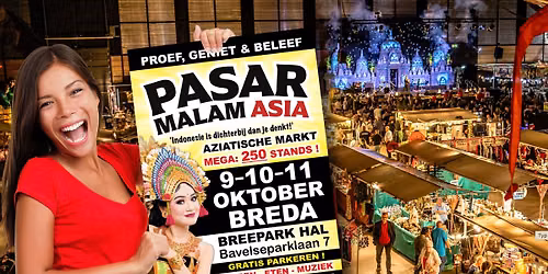 PASAR MALAM ASIA in Breepark hal Breda