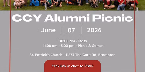 Catholic Chaplaincy at York Annual alumni BBQ
