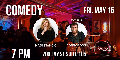 Live Comedy at The Tokyo Club - Madi Stancic
