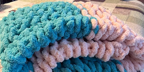 Crochet a Chunky Knit Blanket at Waterline Brewing Co.