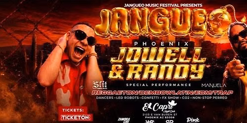 JANGUEO FT JOWELL & RANDY EN PHOENIX