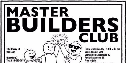 Master Builders Club for age 6-11 - Lego Fun!