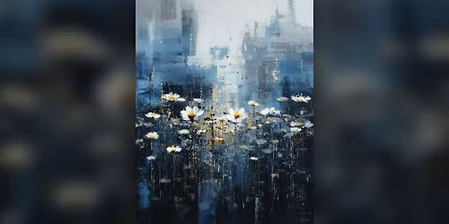 Abstract Daisies  - Paint Along (& NA Sip)