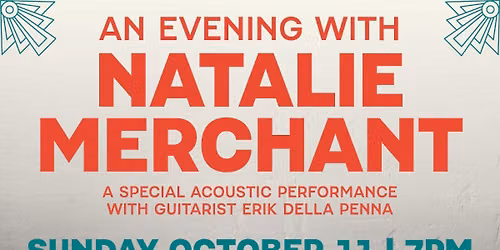 Natalie Merchant and Erik Della Penna at Gracie Theatre