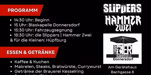 Bockbieranstich mit Fahrzeugsegnung