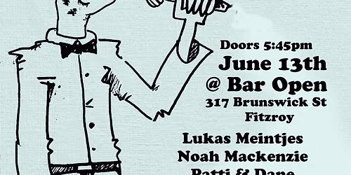 June 13th @ Bar Open - Free 5:45pm Comedy Show - Ant Eye Comedy