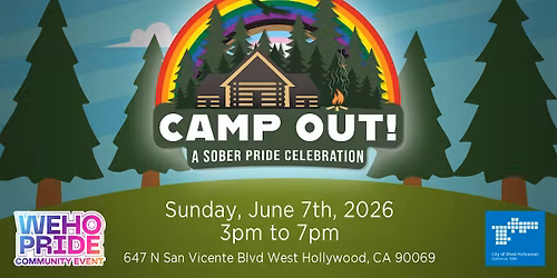 Camp OUT! - A Sober Pride Celebration