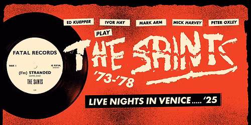 THE SAINTS '73 - '78 (AU) special guest: THE COURETTES\/\/ Live at Plan B \u2013 Malm\u00f6