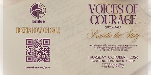 Voices of Courage 2026 Gala: Rewrite the Story