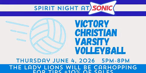 VCS Varsity Volleyball- Spirit Night at SONIC