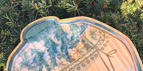 Resin Holiday Sweater Serving Tray