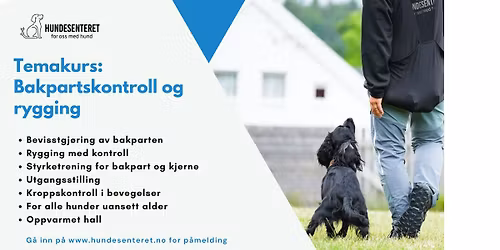 Temakurs: Bakpartskontroll, utgangstilling og rygging (ledige plasser)