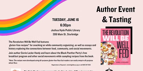 Cookbook Author Talk & Tasting