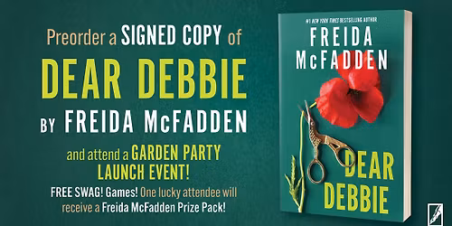 Release Day Party for Freida McFadden's "Dear Debbie" at Bobzbay Books