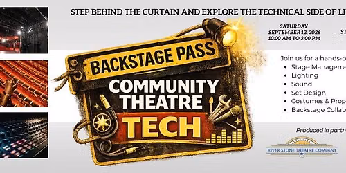Backstage Pass: Community Theatre Tech Clinic
