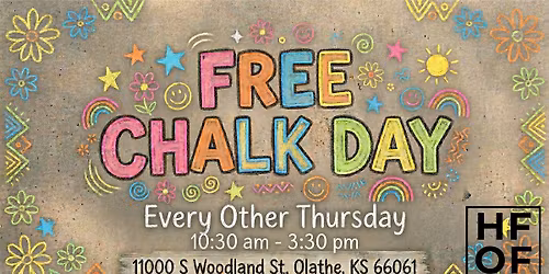 \ud83c\udfa8 Free Chalk Day at The H.O.F.F. \ud83c\udf08