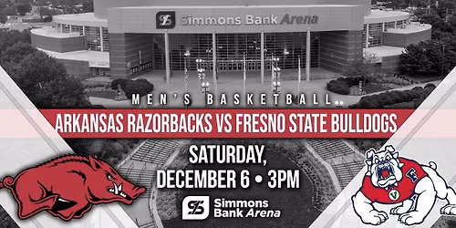 Fresno State Bulldogs at Arkansas Razorbacks Mens Basketball