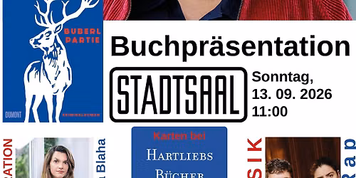 Buchpr\u00e4sentation Buberlpartie