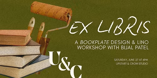 Ex Libris: A Bookplate Design & Lino Printing Workshop with Bijal Patel
