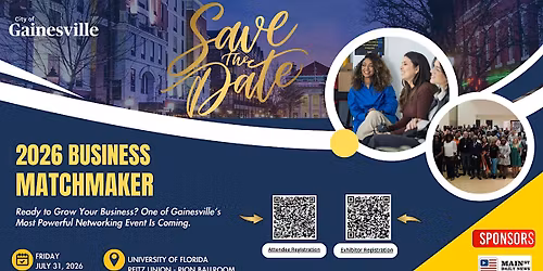 2026 City of Gainesville Business Matchmaker Attendee Registration