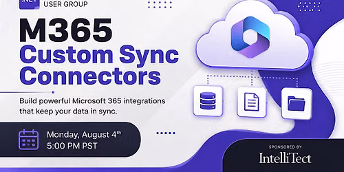 .NET User Group - M365 Custom Sync Connectors