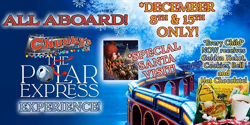 The POLAR EXPRESS Experience *SANTA VISIT* December 8th & 15th ONLY!