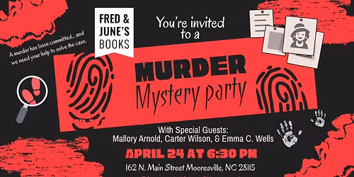 Murder Mystery Dinner Party with Rachael Dandison of The Suspense Shelf book Club