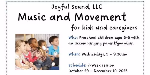 Music and Movement for Kids and Caregivers