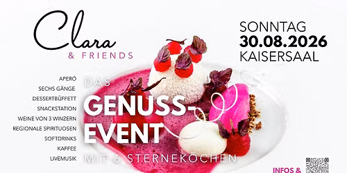 Clara & Friends - Das Genussevent