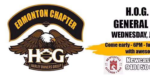 HOG General Meeting \u2022 @ The Newcastle