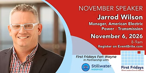 November First Fridays - on November 6 - with Jarrod Wilson