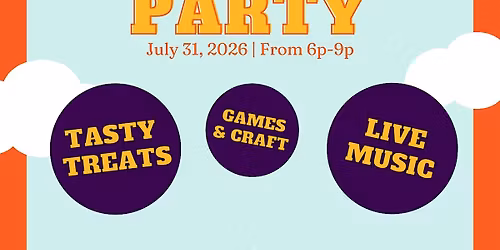 End of Summer Party-- Craft!