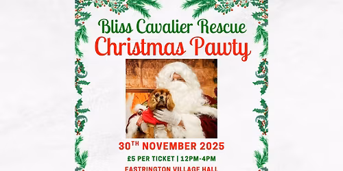 Bliss Cavalier Rescue Christmas Pawty 2025